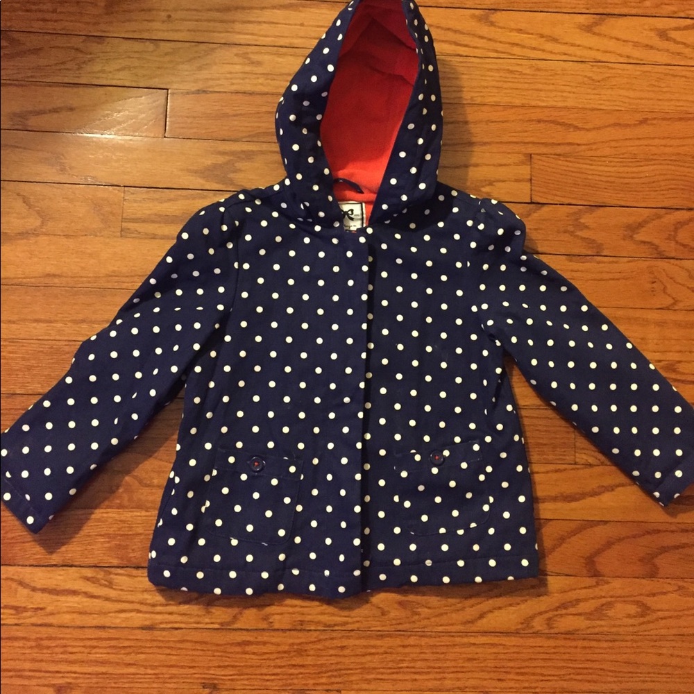 Gymboree Fleece-lined Hooded Cotton Canvas Jacket